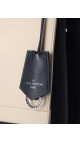 Louis Vuitton Lockme i to-tonet beige og svart shoulder bag