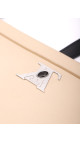 Louis Vuitton Lockme i to-tonet beige og svart shoulder bag