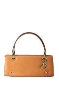 Christian Dior East West Lady Dior i brown kalveskinn