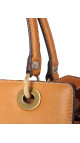Christian Dior East West Lady Dior i brown kalveskinn