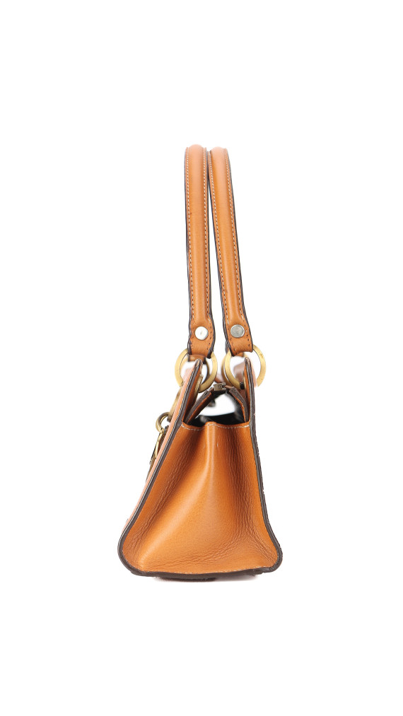 Christian Dior East West Lady Dior i brown kalveskinn