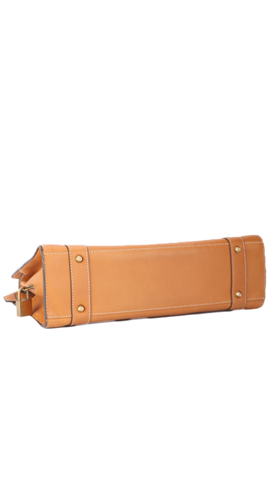 Christian Dior East West Lady Dior i brown kalveskinn