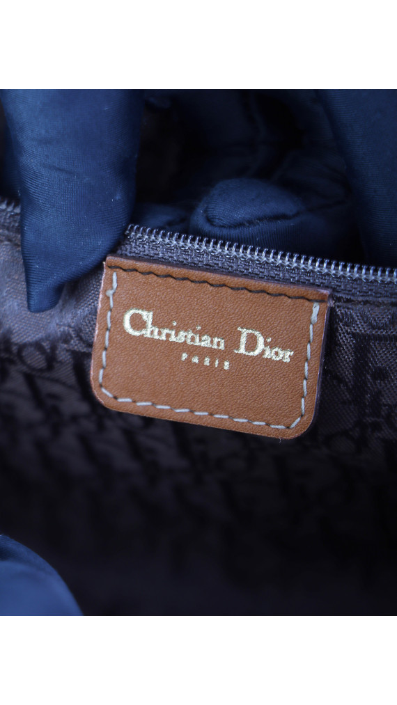 Christian Dior East West Lady Dior i brown kalveskinn