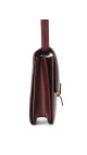 Celine Classic Box Bag i burgundy kalveskinn