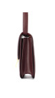 Celine Classic Box Bag i burgundy kalveskinn