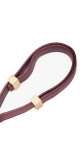 Celine Classic Box Bag i burgundy kalveskinn