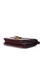 Celine Classic Box Bag i burgundy kalveskinn