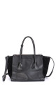 Prada Glace Calf Twin Pocket Tote Bag - Black