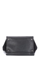 Prada Glace Calf Twin Pocket Tote Bag - Black