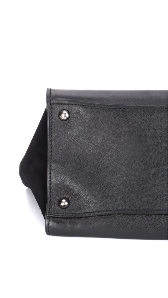 Prada Glace Calf Twin Pocket Tote Bag - Black