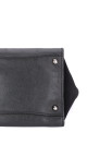 Prada Glace Calf Twin Pocket Tote Bag - Black