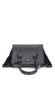 Prada Glace Calf Twin Pocket Tote Bag - Black