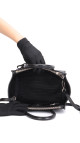 Prada Glace Calf Twin Pocket Tote Bag - Black