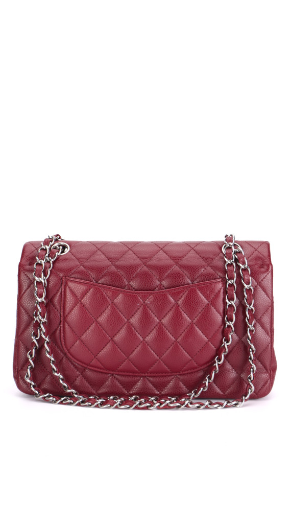 Chanel Classic Double Flap Medium - Burgundy Caviar Leather