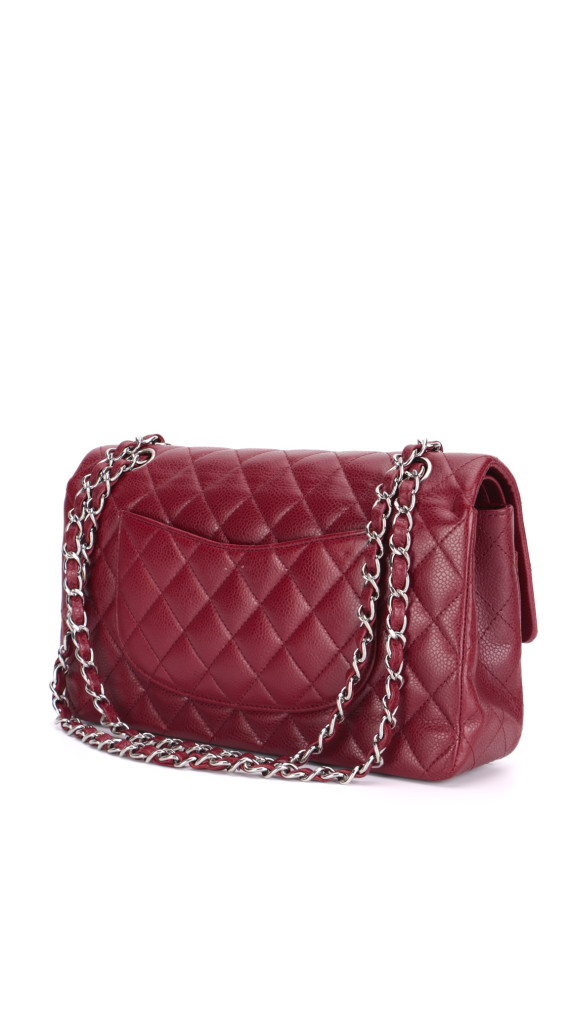 Chanel Classic Double Flap Medium - Burgundy Caviar Leather
