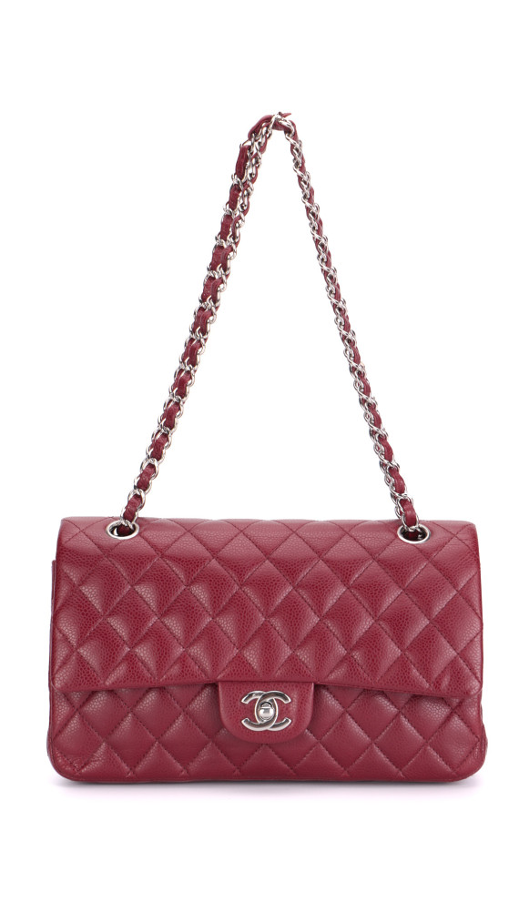 Chanel Classic Double Flap Medium - Burgundy Caviar Leather