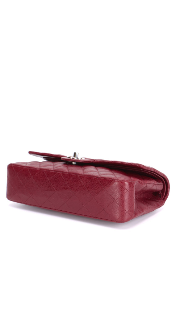 Chanel Classic Double Flap Medium - Burgundy Caviar Leather