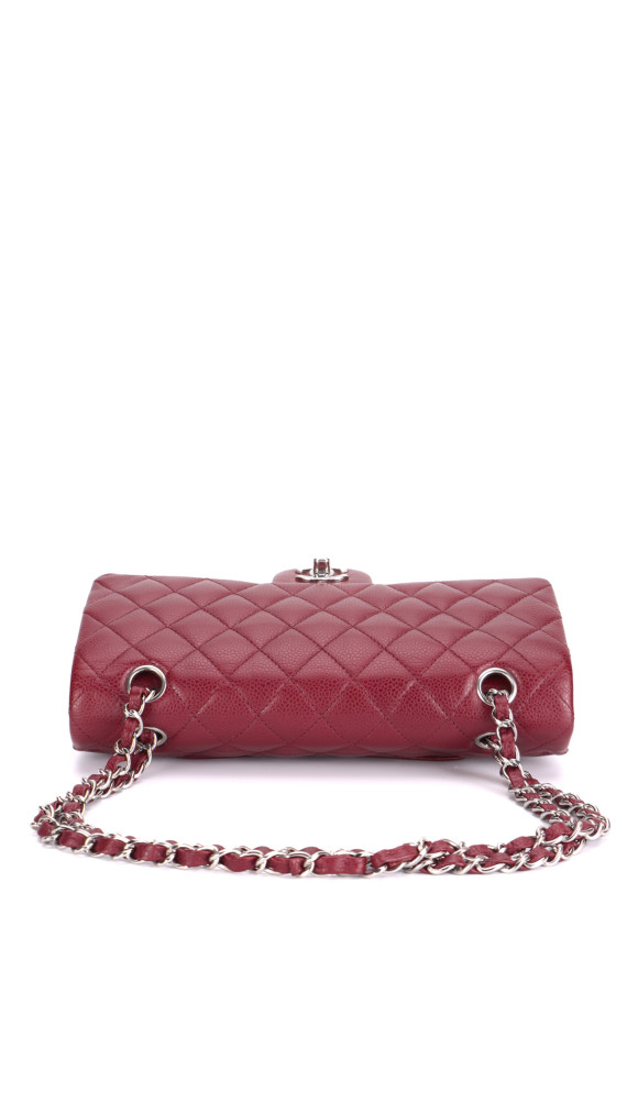 Chanel Classic Double Flap Medium - Burgundy Caviar Leather
