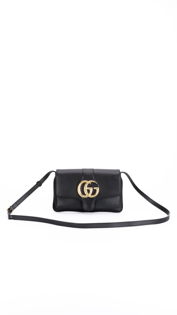 Gucci Arli Shoulder Bag - Black Smooth Calfskin