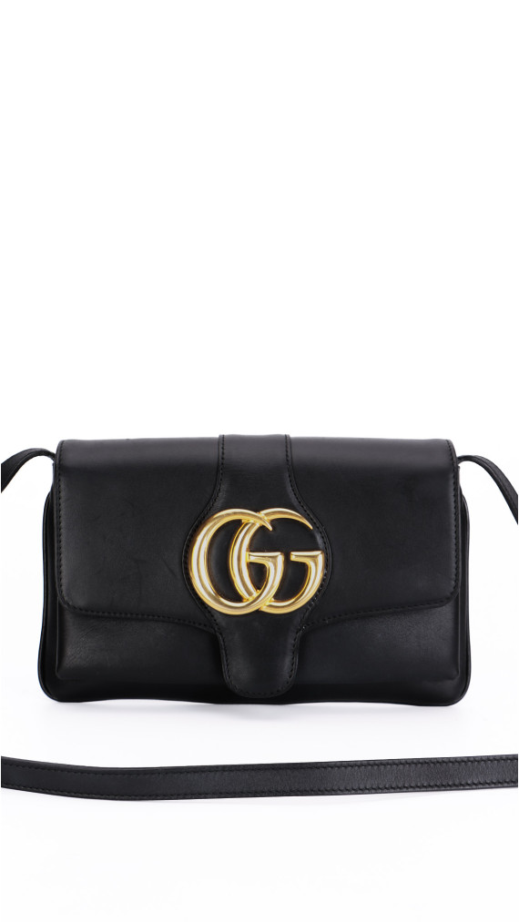 Gucci Arli Shoulder Bag - Black Smooth Calfskin