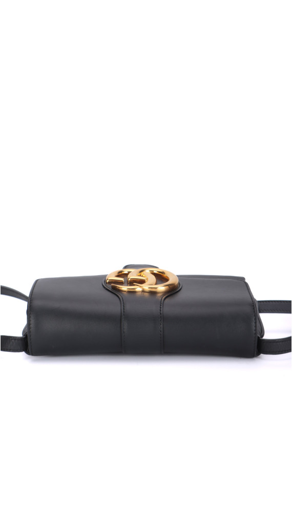 Gucci Arli Shoulder Bag - Black Smooth Calfskin