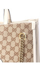 Gucci Horsebit Chain Tote Bag - Brown GG Canvas