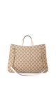 Gucci Horsebit Chain Tote Bag - Brown GG Canvas