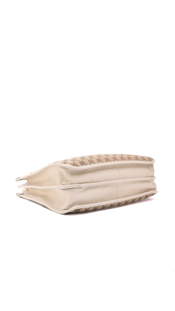 Gucci Horsebit Chain Tote Bag - Brown GG Canvas