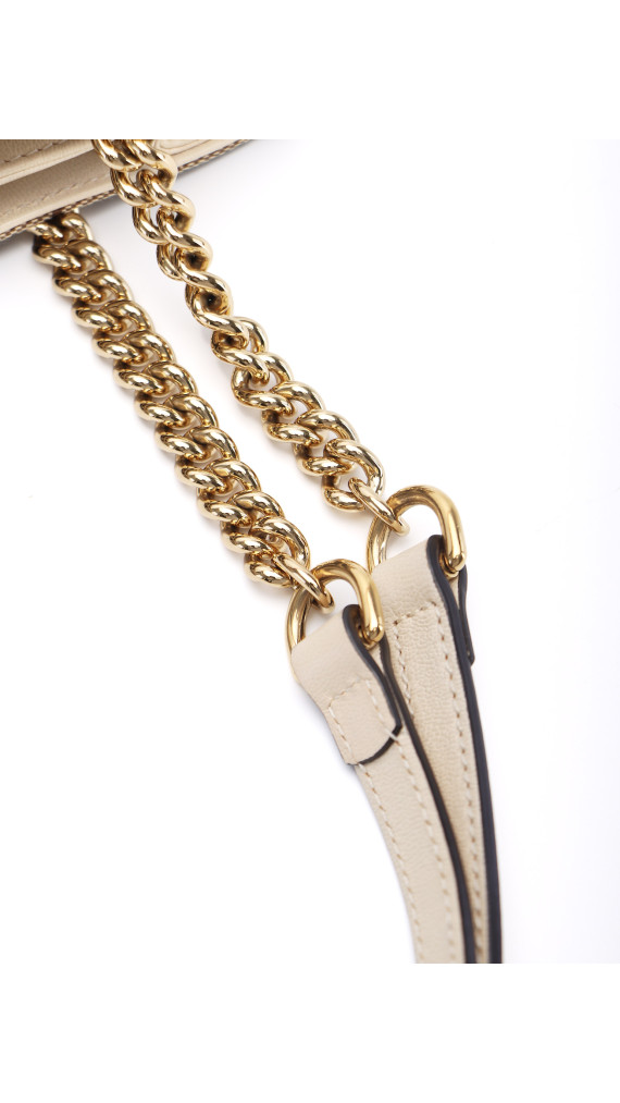 Gucci Horsebit Chain Tote Bag - Brown GG Canvas