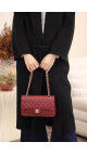 Chanel Classic Double Flap Medium - Burgundy Caviar Leather