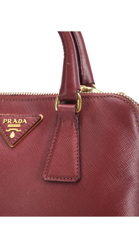 Prada Promenade Shoulder Bag - Burgundy