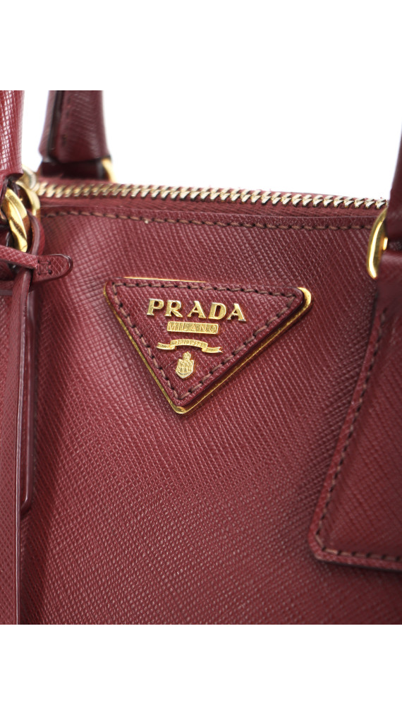 Prada Promenade Shoulder Bag - Burgundy