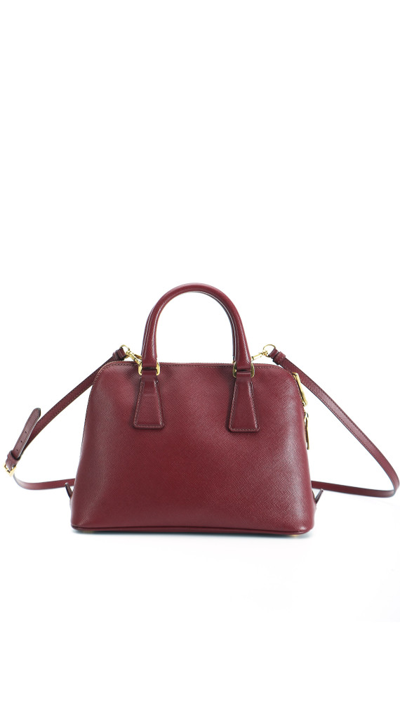 Prada Promenade Shoulder Bag - Burgundy