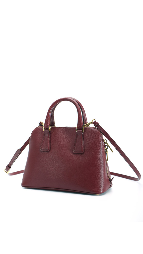 Prada Promenade Shoulder Bag - Burgundy
