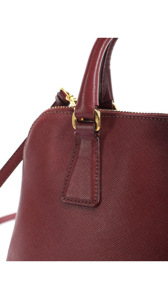 Prada Promenade Shoulder Bag - Burgundy