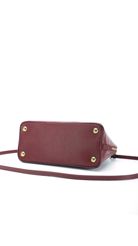 Prada Promenade Shoulder Bag - Burgundy