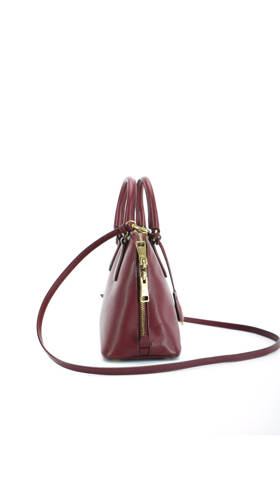 Prada Promenade Shoulder Bag - Burgundy