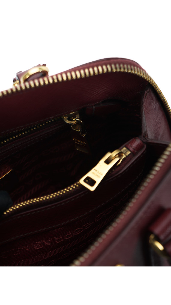 Prada Promenade Shoulder Bag - Burgundy
