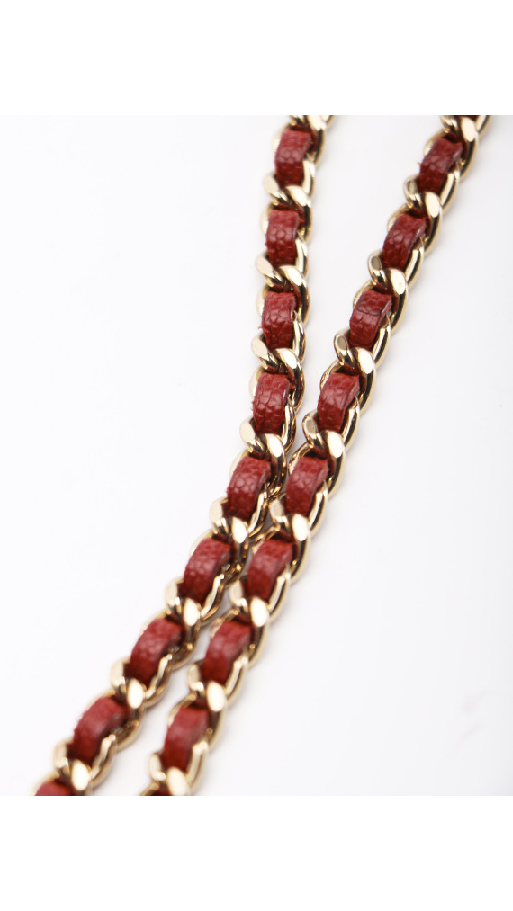 Chanel Wallet On Chain - Red Caviar Leather