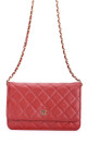 Chanel Wallet On Chain - Red Caviar Leather