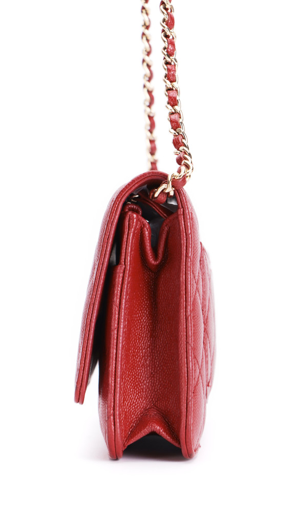 Chanel Wallet On Chain - Red Caviar Leather