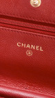 Chanel Wallet On Chain - Red Caviar Leather