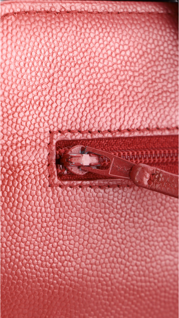 Chanel Wallet On Chain - Red Caviar Leather