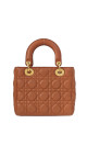 Christian Dior Lady Dior Shoulder Bag Size Small - Dark Brun