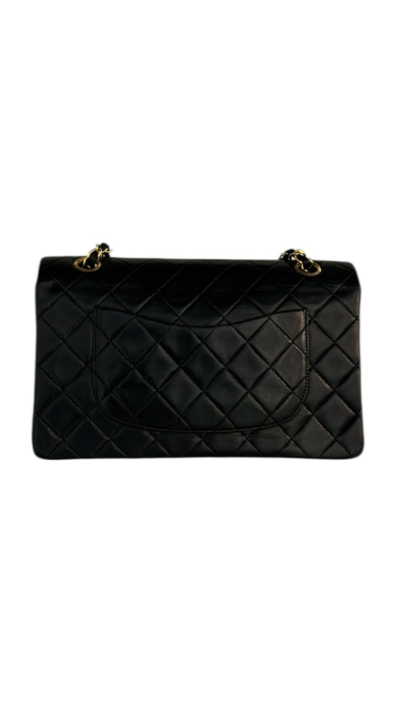 Vintage Classic Chanel Double Flap Bag m 24K Gull