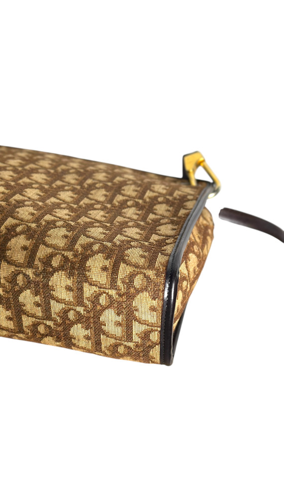 Vintage Dior Monogram Shoulder Bag