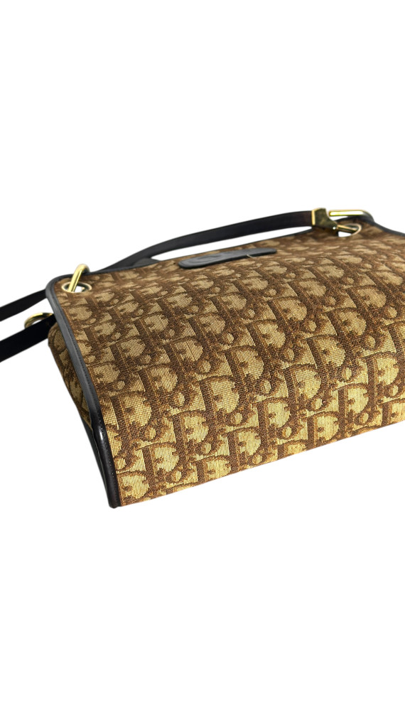 Vintage Dior Monogram Shoulder Bag