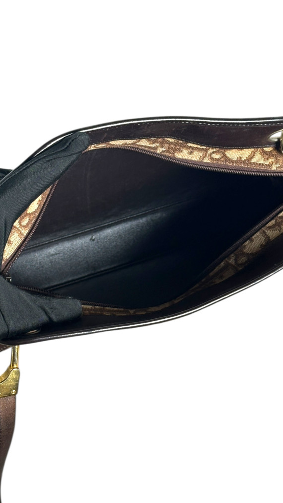 Vintage Dior Monogram Shoulder Bag
