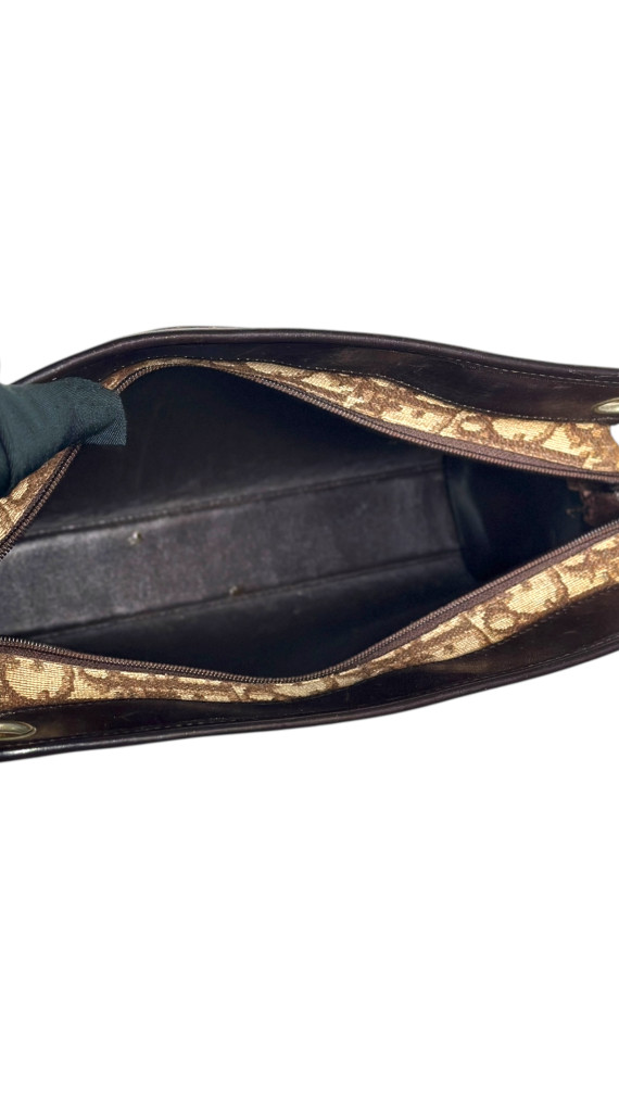 Vintage Dior Monogram Shoulder Bag