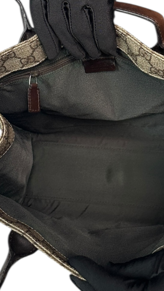 Vintage Gucci Monogram Tote Bag